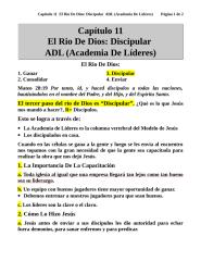Capítulo 11  El Rio De Dios-Discipular  ADL (Academia De Líderes).doc