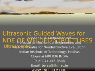 (2) GUIDED WAVE AND WELDING.ppt