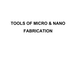 tools of micro&nano fabrication.pdf