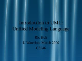 Holt-UML-slides.ppt