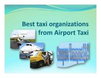 Best taxi organizations from Airport Taxi.pdf
